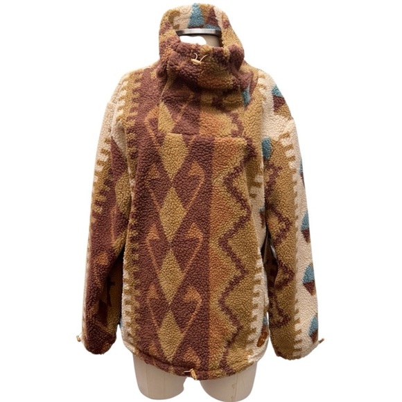 Dakine Lumi Fleece Sherpa Synchilla Style Pullover Size Small NEW - Picture 1 of 13